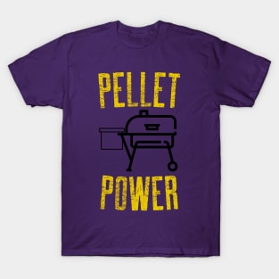 Pellet Power Design Black Gold T-Shirt